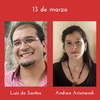 Tertulia de literatura sudamericana Luis do Santos y Andrea Arismendi.